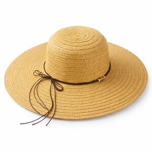 NWT Wide-Brim Sun Hat- Adjustable 57